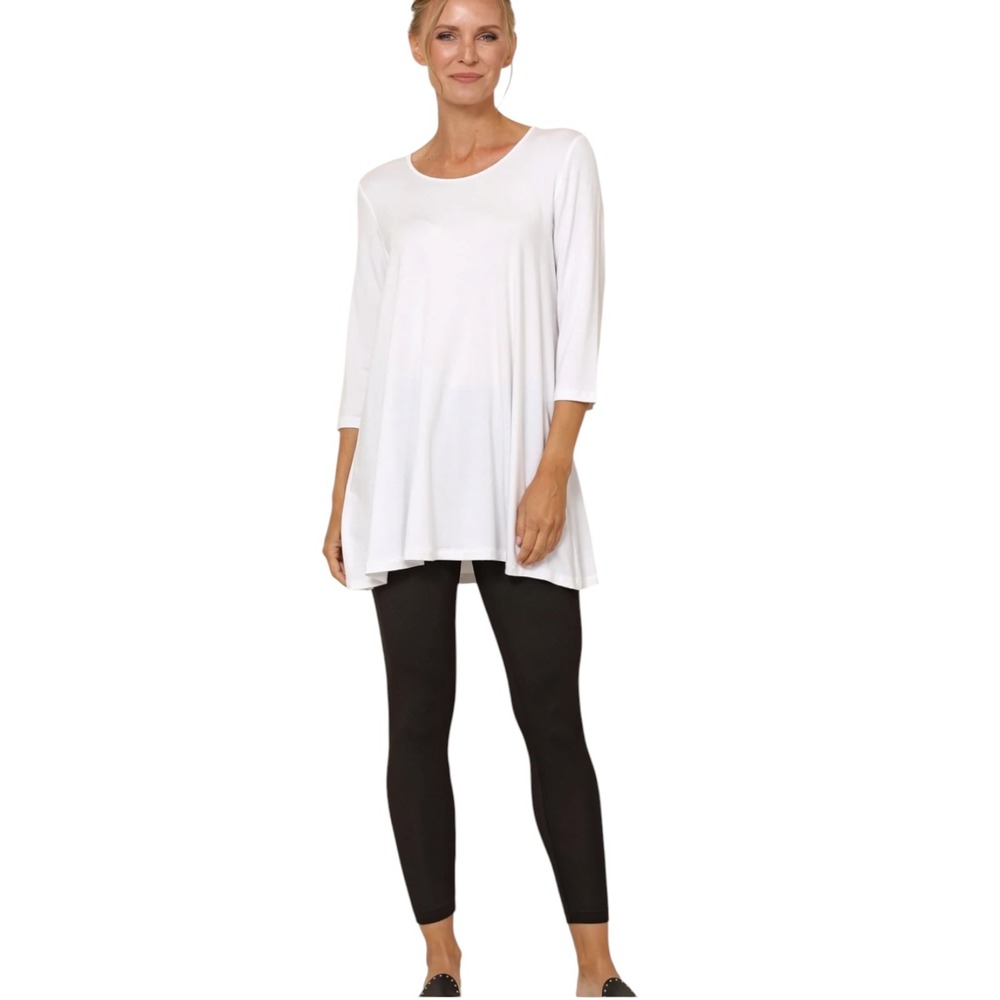 Chalet et Ceci Black Leggings XL Stretch Pull On Minimalist Soft Pants